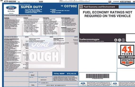 FORD F-350 2019 1FT8W3BT4KEC07992 image FORD F-350 2019 1FT8W3BT4KEC07992 image