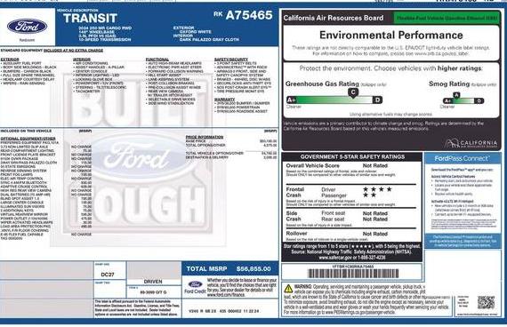 FORD TRANSIT 2024 1FTBR1C80RKA75465 image
