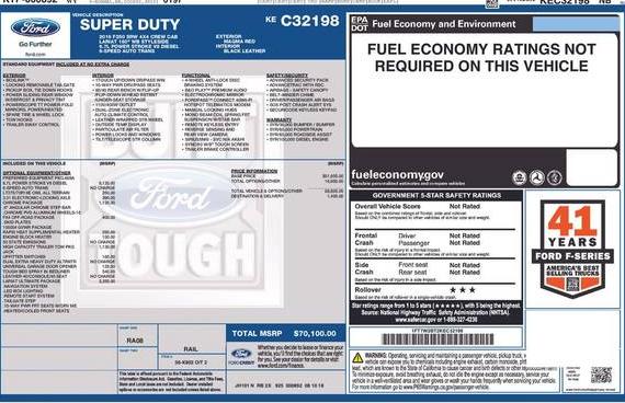 FORD F-250 2019 1FT7W2BT2KEC32198 image