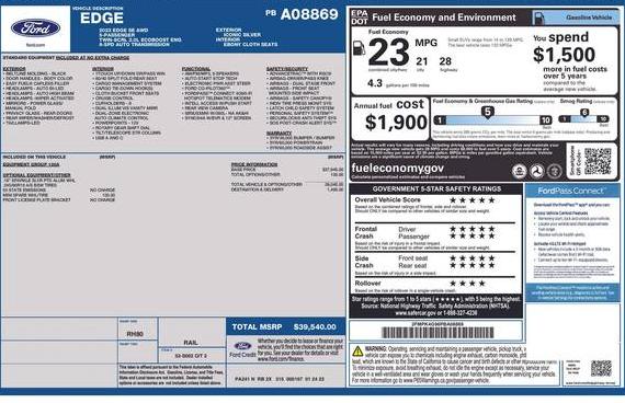 FORD EDGE 2023 2FMPK4G96PBA08869 image FORD EDGE 2023 2FMPK4G96PBA08869 image