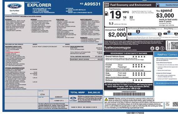 FORD EXPLORER 2019 1FM5K8D81KGA99531 image FORD EXPLORER 2019 1FM5K8D81KGA99531 image