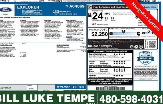 FORD EXPLORER 2024 1FMSK7FH1RGA64069 image