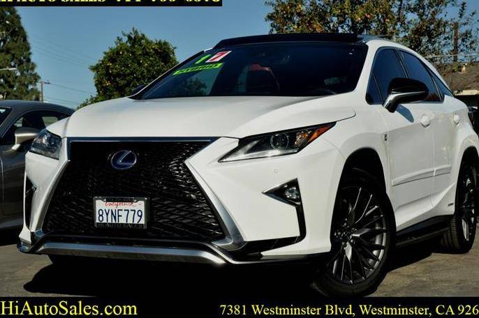 LEXUS RX 2017 2T2BGMCA8HC011521 image