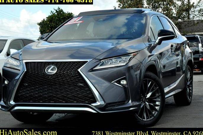 LEXUS RX 2017 2T2ZZMCA3HC045827 image