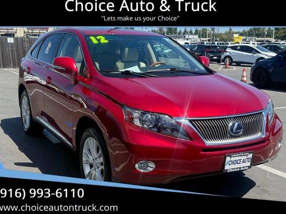 LEXUS RX 2012 JTJZB1BA7C2006266 image