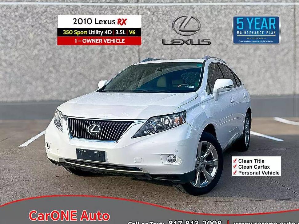 LEXUS RX 2010 2T2ZK1BA3AC037611 image