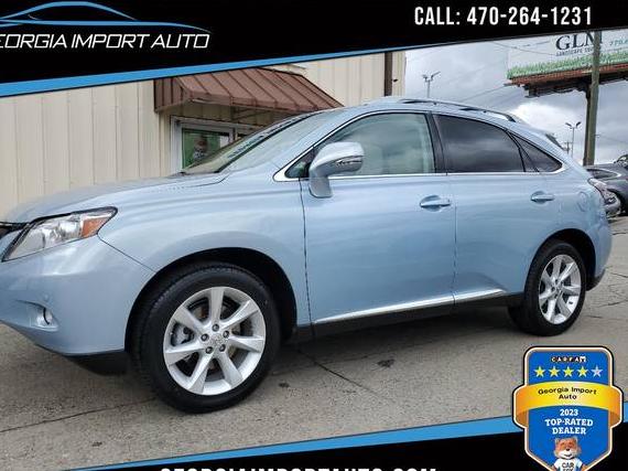 LEXUS RX 2010 2T2ZK1BA0AC034777 image