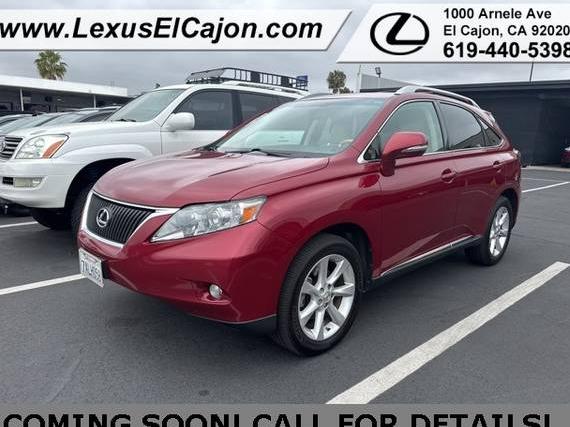 LEXUS RX 2010 2T2ZK1BAXAC023446 image