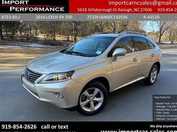LEXUS RX 2014 2T2ZK1BA0EC132536 image LEXUS RX 2014 2T2ZK1BA0EC132536 image