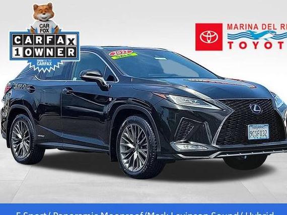 LEXUS RX 2022 2T2YGMDA2NC090463 image