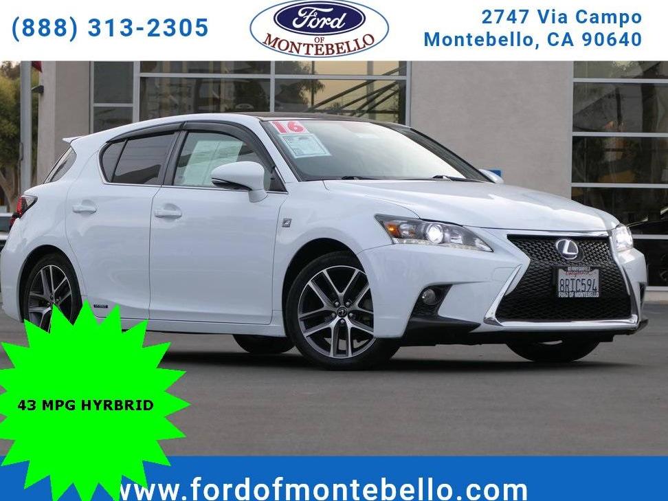 LEXUS CT 2016 JTHKD5BH8G2273598 image