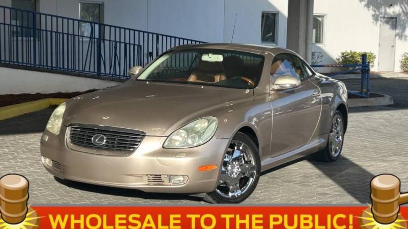 LEXUS SC 2004 JTHFN48Y540060177 image