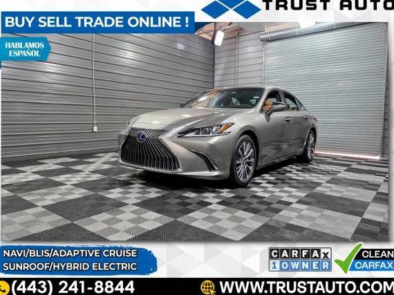 LEXUS ES 2020 58AD21B18LU006492 image