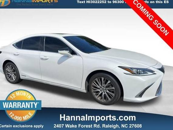 LEXUS ES 2020 58AD21B16LU008189 image