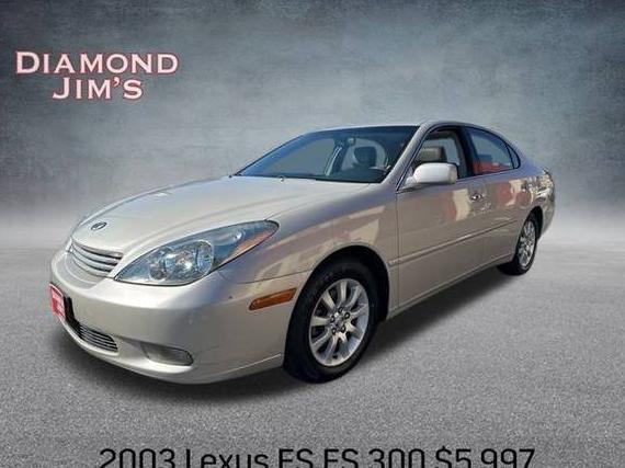 LEXUS ES 2003 JTHBF30G930091777 image