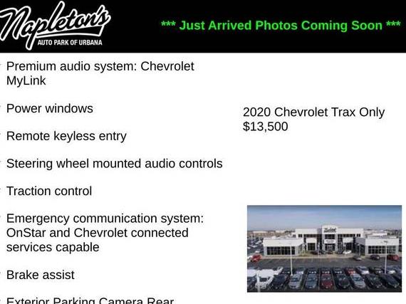 CHEVROLET TRAX 2020 3GNCJKSB9LL131639 image