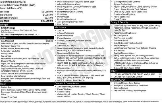 CHEVROLET EQUINOX 2014 2GNALDEK0E6207748 image CHEVROLET EQUINOX 2014 2GNALDEK0E6207748 image