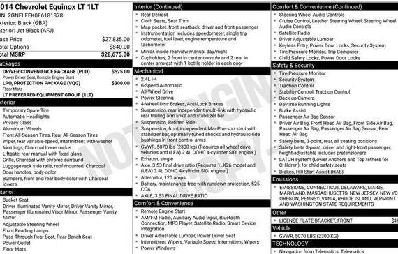 CHEVROLET EQUINOX 2014 2GNFLFEK0E6181878 image