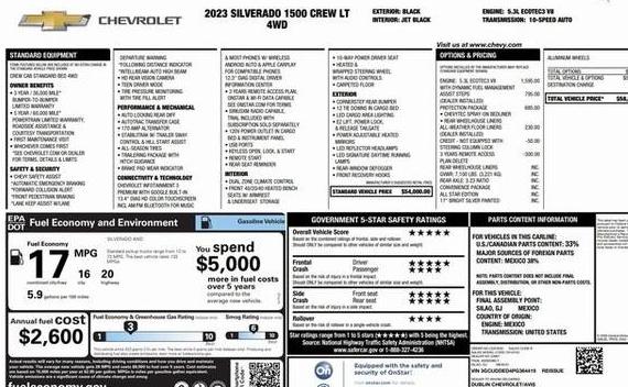 CHEVROLET SILVERADO 2023 3GCUDDED4PG364419 image