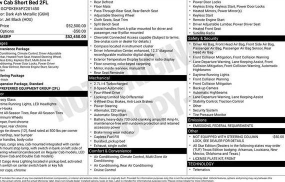 CHEVROLET SILVERADO 2023 1GCPDKEK6PZ201450 image