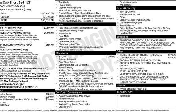 CHEVROLET SILVERADO 2019 3GCUYDED7KG289339 image