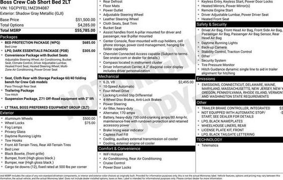 CHEVROLET SILVERADO 2021 1GCPYFEL1MZ394087 image