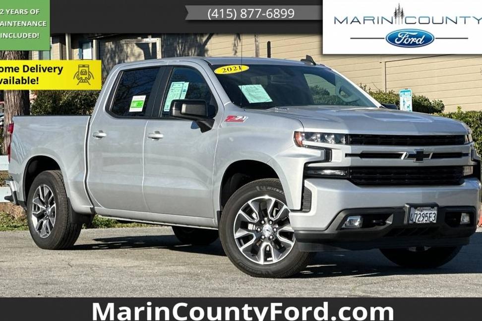 CHEVROLET SILVERADO 2021 3GCUYEET8MG311381 image