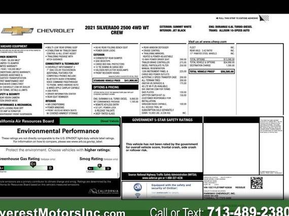 CHEVROLET SILVERADO 2021 1GC1YLEY9MF162838 image