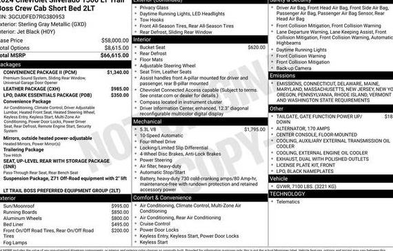 CHEVROLET SILVERADO 2024 3GCUDFED7RG380953 image