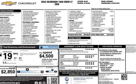 CHEVROLET SILVERADO 2024 1GCPACEK6RZ190743 image