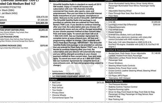 CHEVROLET SILVERADO 2015 1GCVKREC7FZ367702 image