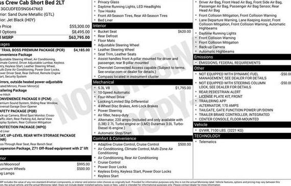 CHEVROLET SILVERADO 2022 3GCUDFED5NG647663 image
