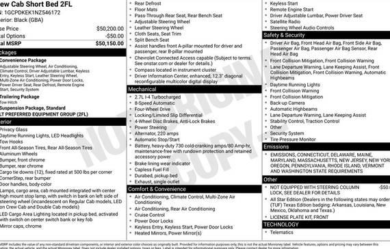 CHEVROLET SILVERADO 2022 1GCPDKEK1NZ546172 image