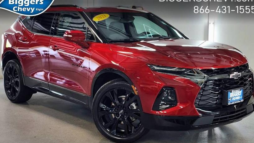 CHEVROLET BLAZER 2021 3GNKBERS3MS541893 image