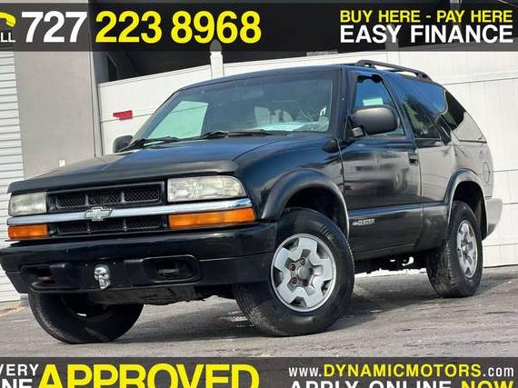 CHEVROLET BLAZER 2002 1GNCT18W72K155419 image