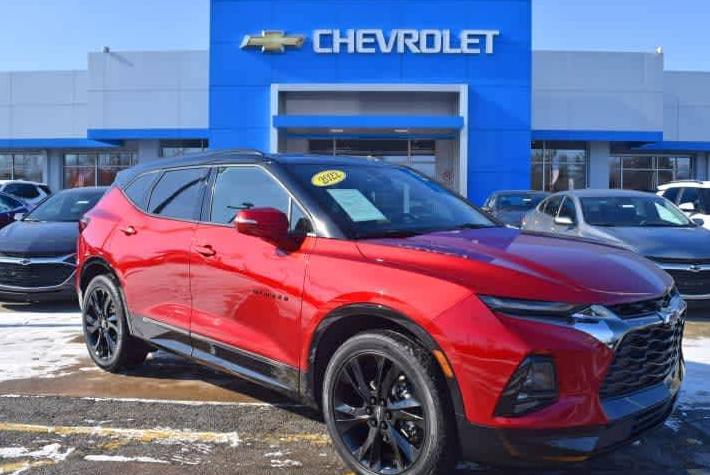 CHEVROLET BLAZER 2022 3GNKBERS0NS130548 image