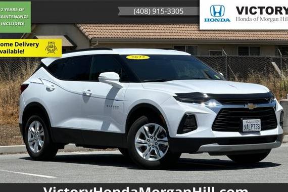 CHEVROLET BLAZER 2022 3GNKBCR43NS140187 image