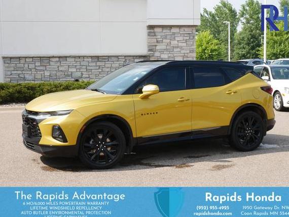 CHEVROLET BLAZER 2022 3GNKBKRS3NS139467 image