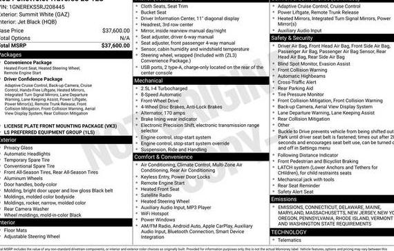 CHEVROLET TRAVERSE 2024 1GNEREKS5RJ208445 image