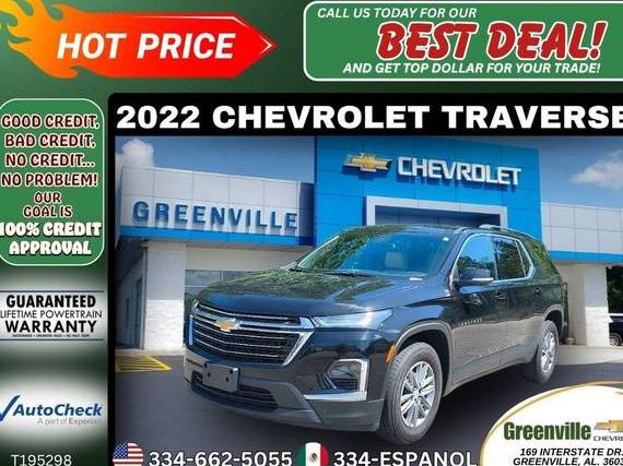 CHEVROLET TRAVERSE 2022 1GNERHKW8NJ195298 image