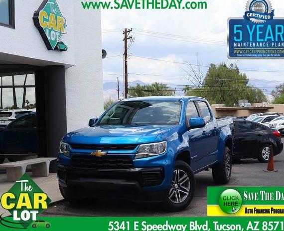 CHEVROLET COLORADO 2021 1GCGSBEN0M1141269 image