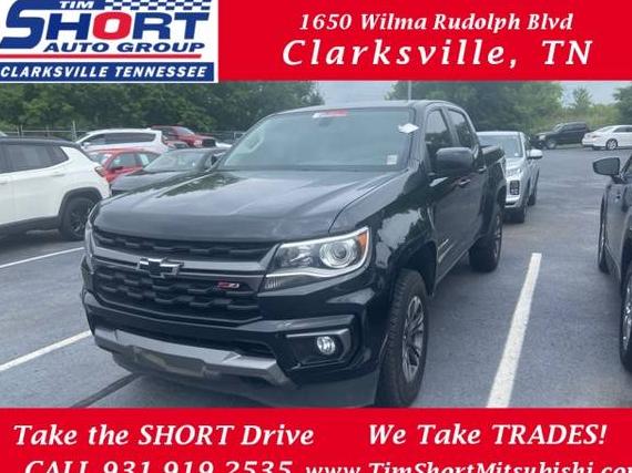 CHEVROLET COLORADO 2021 1GCGTDEN8M1275326 image