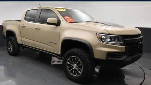 CHEVROLET COLORADO 2021 1GCGTEEN0M1161021 image