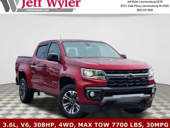 CHEVROLET COLORADO 2021 1GCGTDEN6M1273445 image