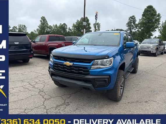 CHEVROLET COLORADO 2021 1GCGTBEN7M1142108 image