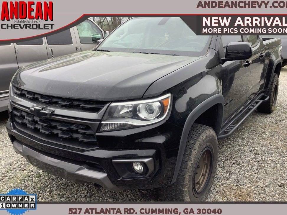 CHEVROLET COLORADO 2021 1GCGTDEN6M1131323 image