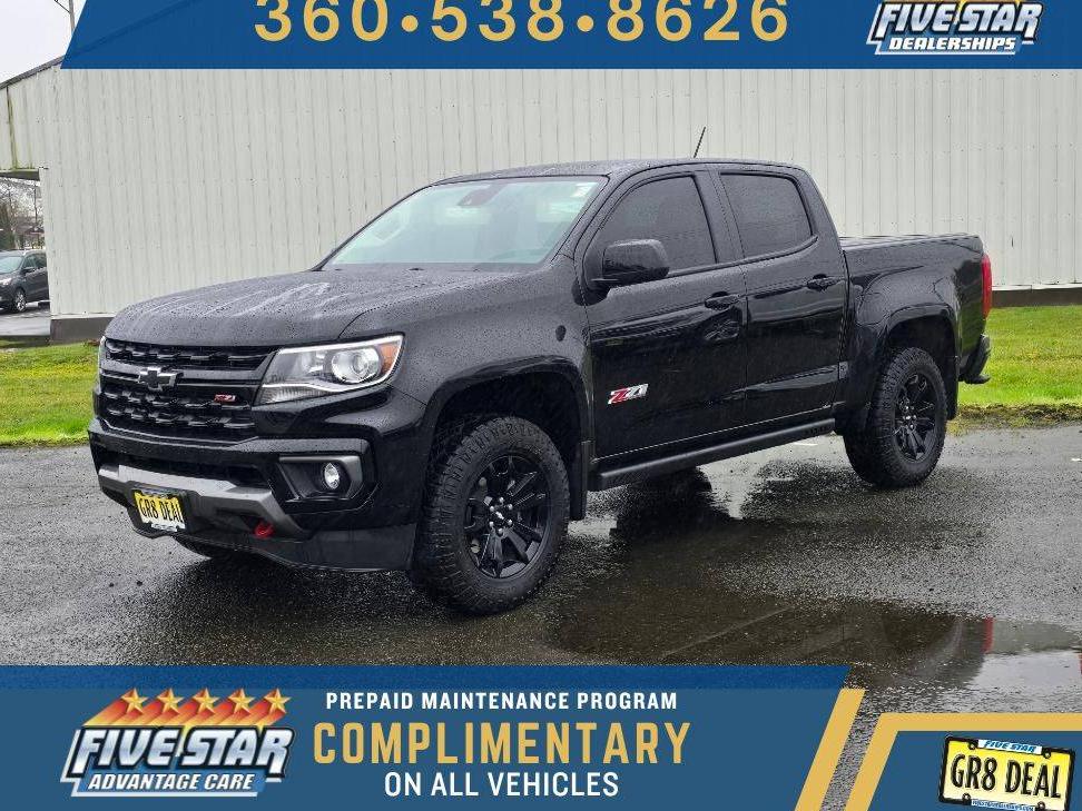 CHEVROLET COLORADO 2021 1GCGTDEN1M1295269 image