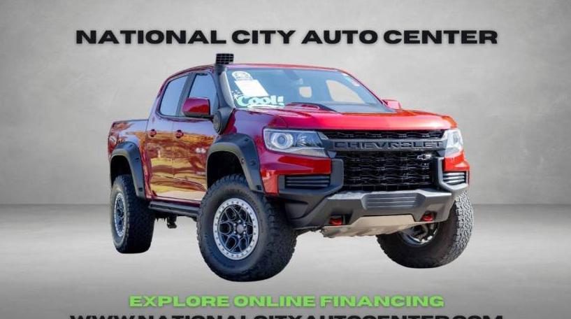 CHEVROLET COLORADO 2021 1GCGTEEN4M1228591 image