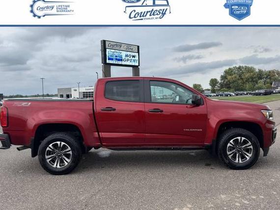 CHEVROLET COLORADO 2021 1GCGTDEN8M1235750 image CHEVROLET COLORADO 2021 1GCGTDEN8M1235750 image