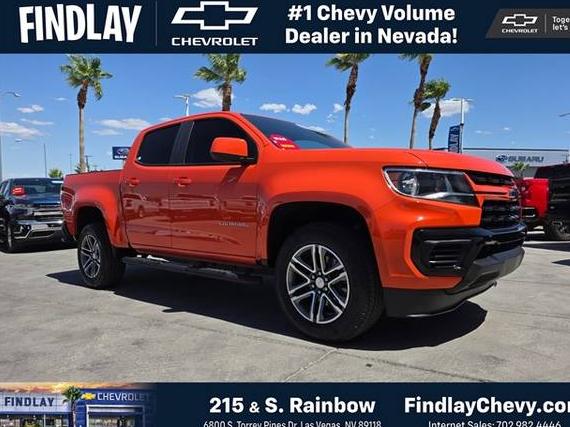CHEVROLET COLORADO 2021 1GCGSBEN9M1200612 image